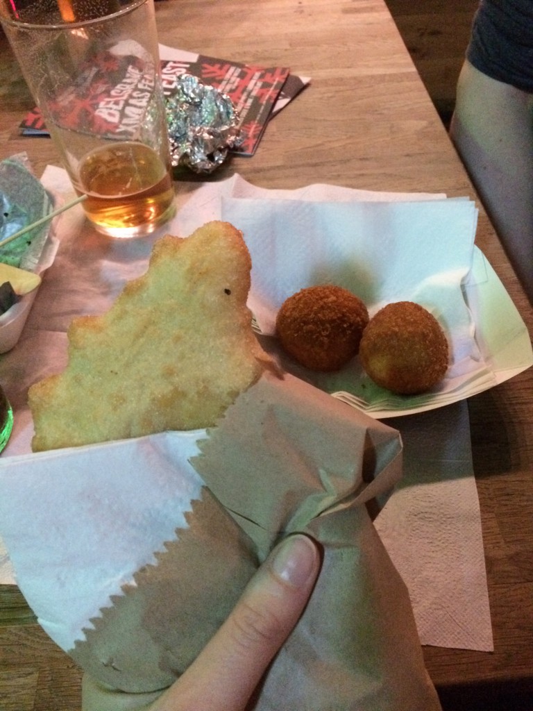 Panzerotti and arancini