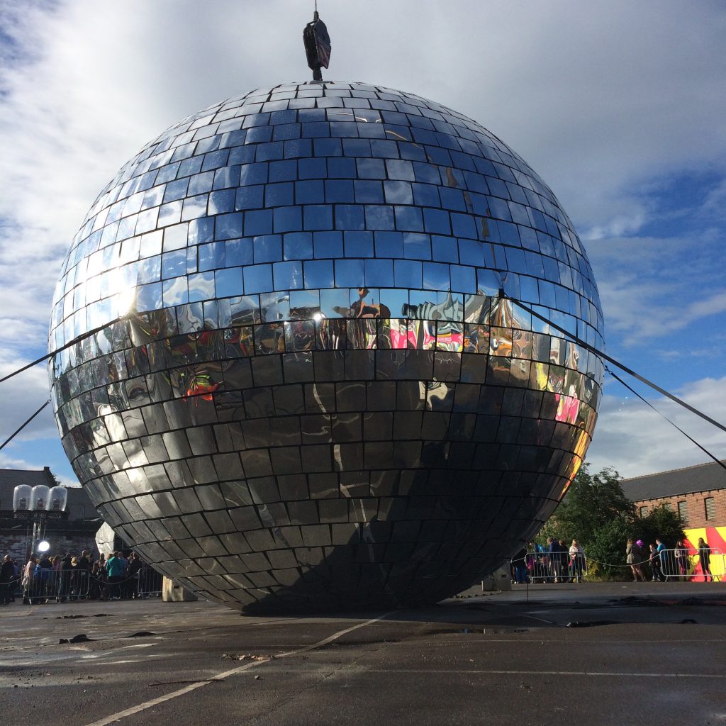 Giant disco ball