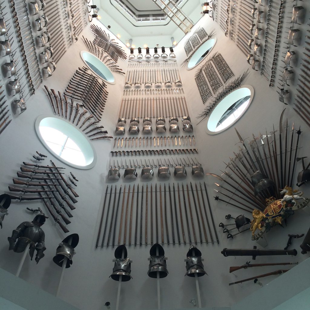 Stairwell display with over 2500 objects